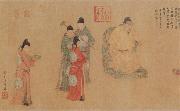 Ren Renfa DETAIL:Zhang Guo Paying Respects to the Emperor of Tang